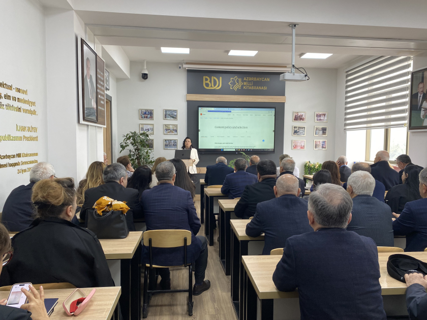 BDU əməkdaşları “Scopus”un qiymətləndirmə meyarları ilə tanış olublar