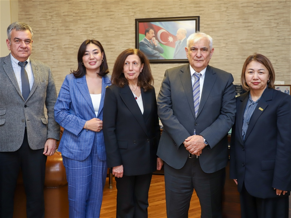 Qazaxıstanın Toyrayqırov və Atırau Universitetlərinin nümayəndə heyəti ADU-nun qonağı olublar