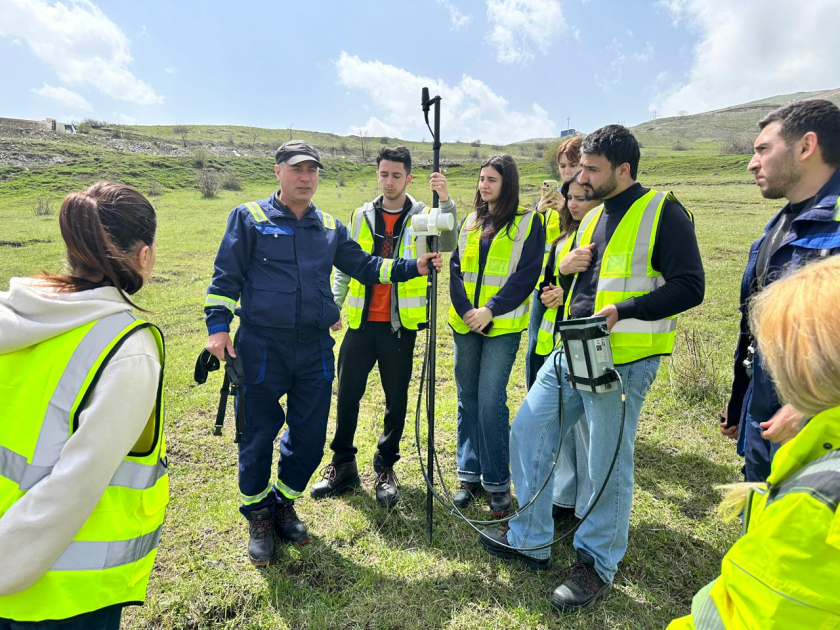BDU tələbələri “Azerbaijan International Mining Company Limited” şirkətində istehsalat təcrübəsində