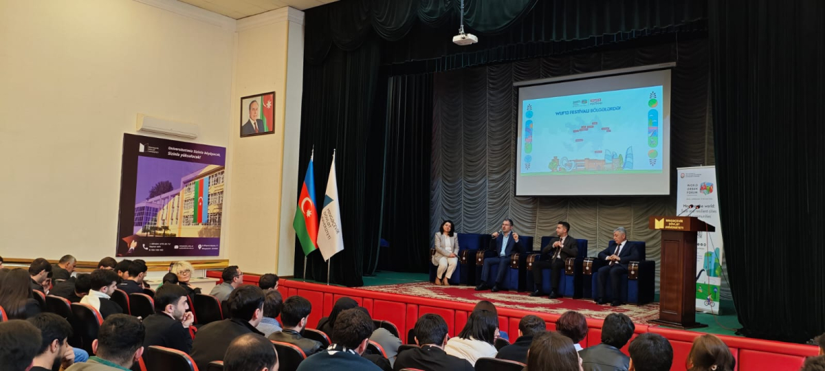 WUF13 Festivalı Mingəçevirdə: MDU-da məlumatlandırma sessiyası