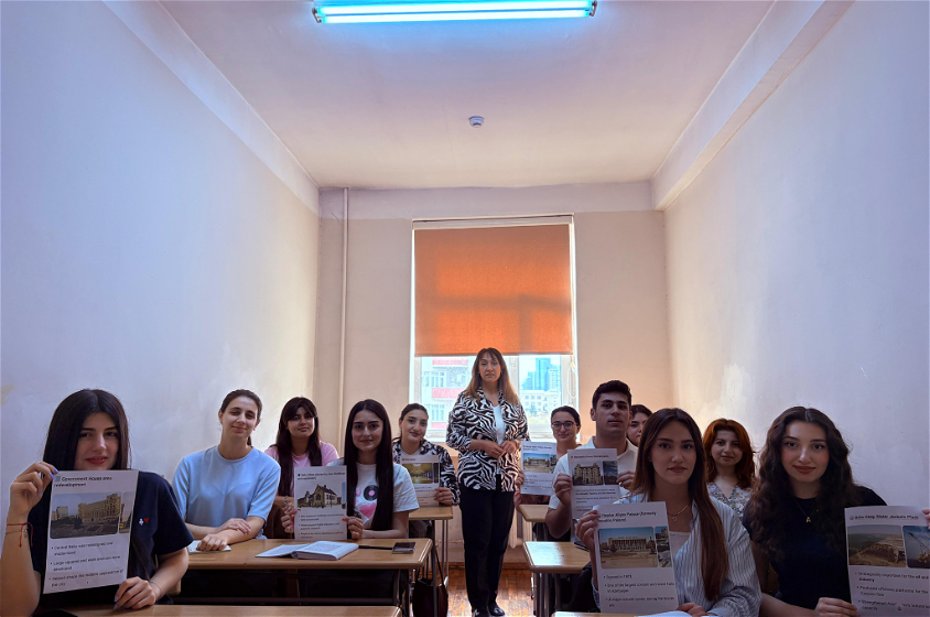ADU-da Heydər Əliyevin 103 illiyinə həsr olunmuş açıq dərs keçirilib