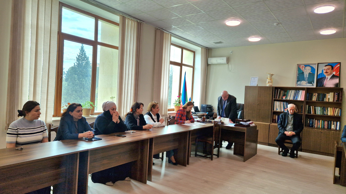 Polimer Materialları İnstitutunda Heydər Əliyevin anadan olmasının 103-cü ildönümü qeyd edilib
