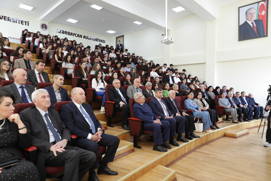 BDU-da “Azərbaycan” auditoriyası açılıb