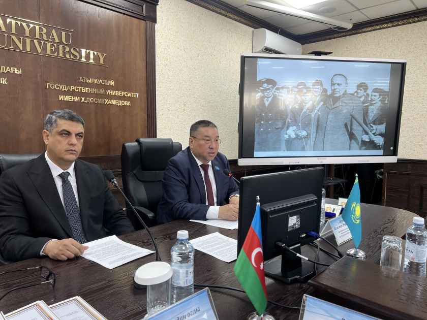 Atırauda Ümummilli Lider Heydər Əliyevin anadan olmasının 103-cü ildönümü qeyd edilib