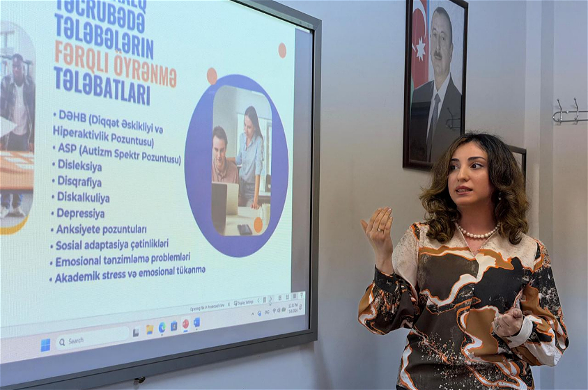 ADU-da inklüziv təhsil mövzusunda pedaqoji-psixoloji təlim keçirilib