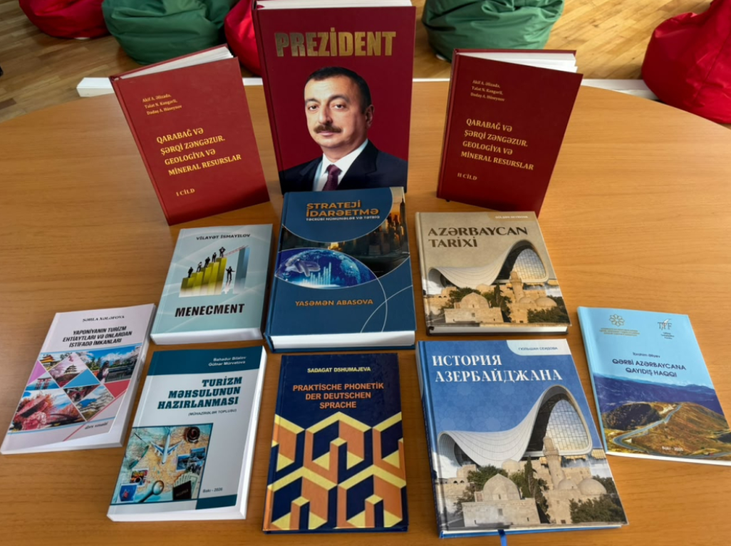 Kitabxana-İnformasiya Mərkəzinin fondu yeni nəşrlərlə zənginləşdirilib