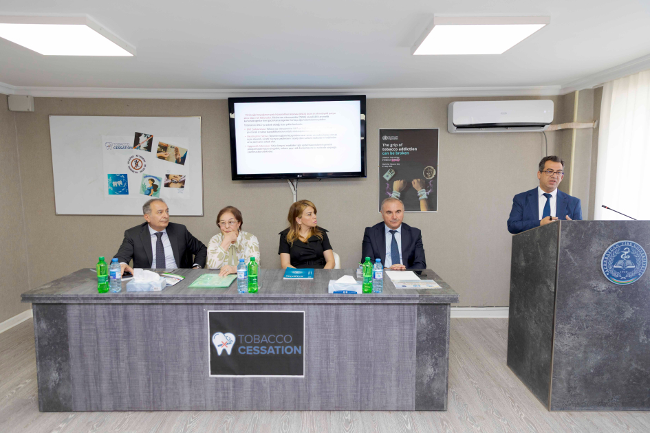 Ümumdünya Tütünsüz Günü münasibətilə stomatoloqların elmi-praktik konfransı təşkil olunub-FOTOLAR