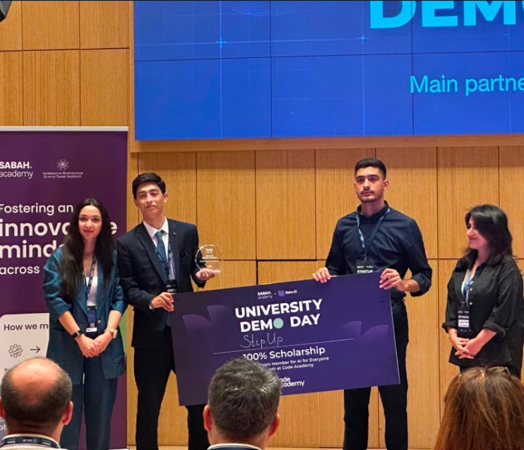 AzTU komandası 6-cı "University Demo Day" müsabiqəsində 3-cü yerə layiq görülüb