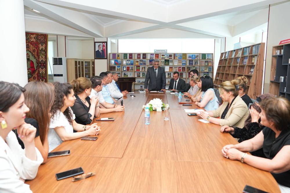 NDU-da “Sosial media platformalarında Azərbaycan ədəbiyyatının təbliği” kitabının təqdimatı keçirilib - FOTOLAR