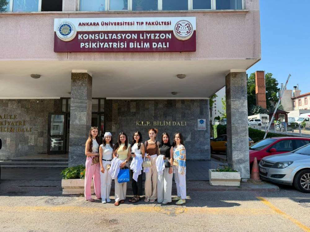 NDU-nun psixologiya ixtisası üzrə tələbələri Ankarada klinik staj keçiblər - FOTOLAR