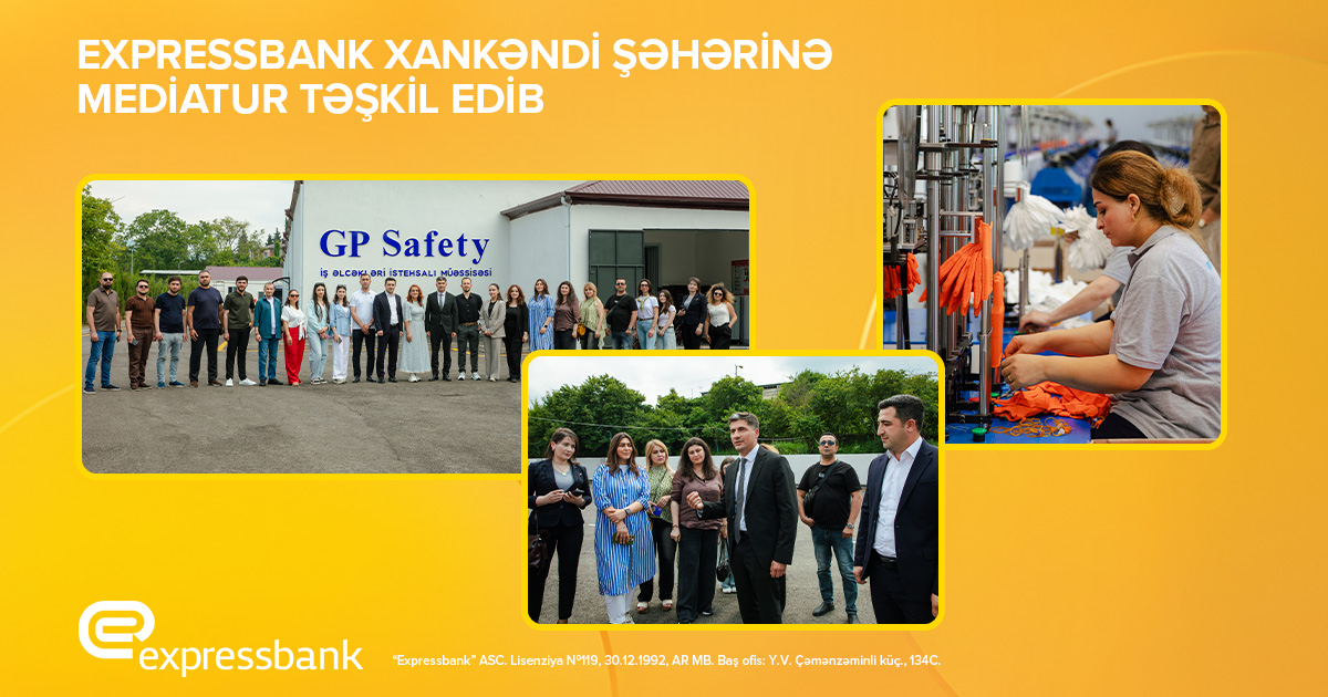 “Expressbank” Xankəndi şəhərinə mediatur təşkil edib-FOTOLAR