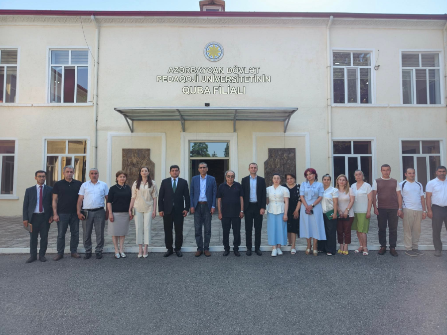 ADPU rəhbərliyi Quba filialının heyəti ilə görüş keçirib