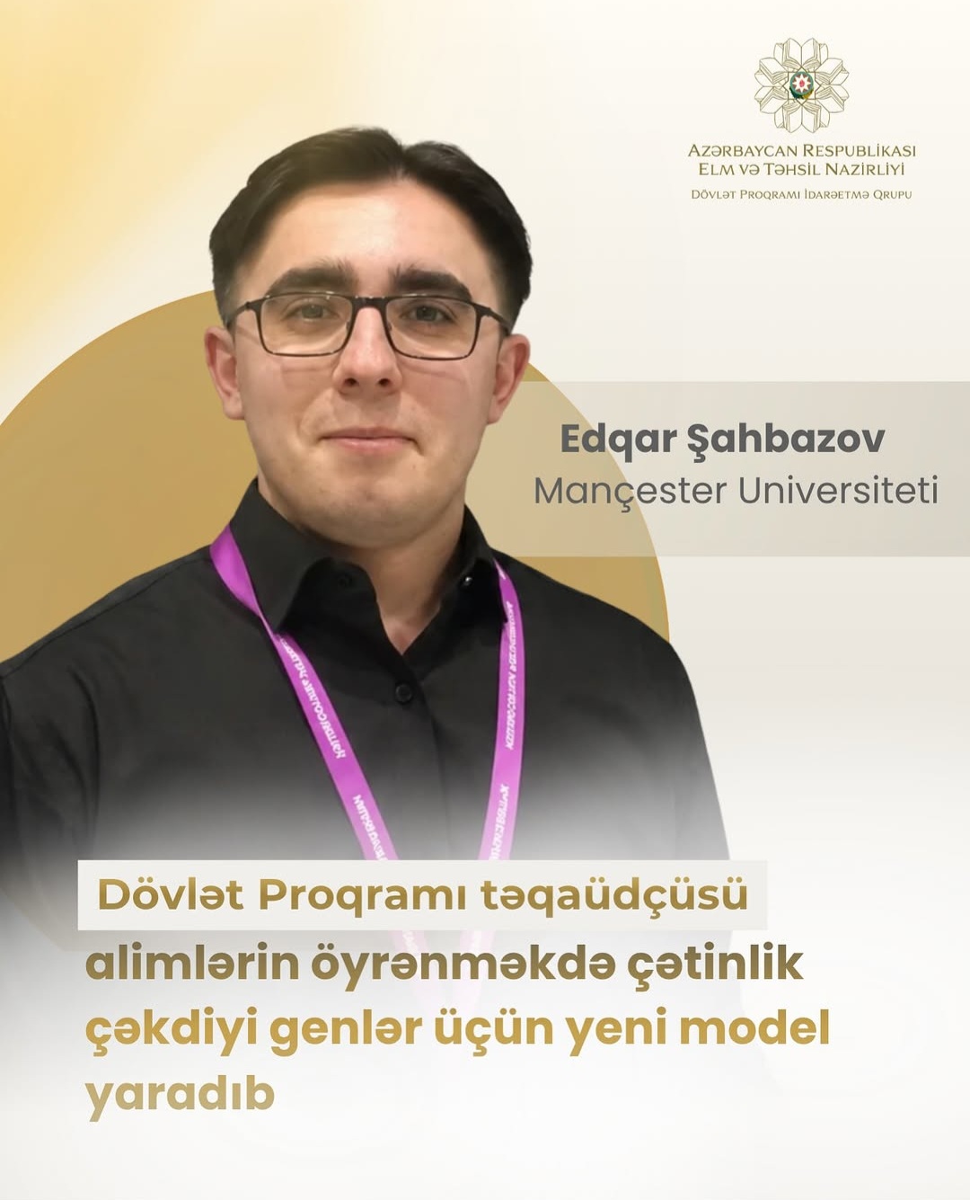Azərbaycanlı doktorant Edqar Şahbazovdan mühüm biotexnologiya modeli