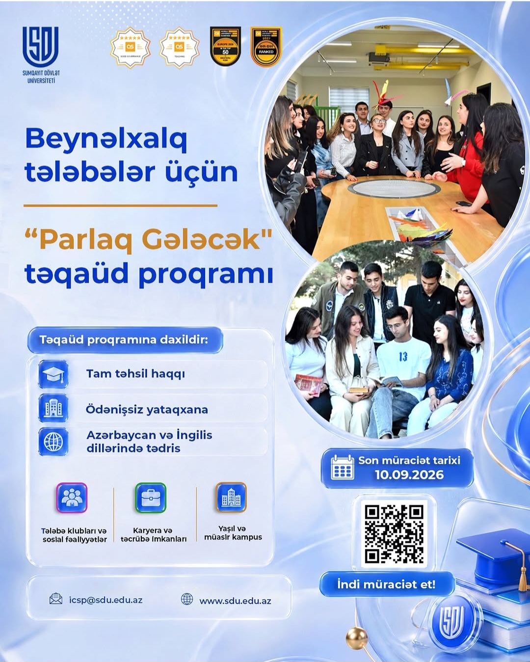 SDU-dan beynəlxalq tələbələrə yeni təhsil imkanı 