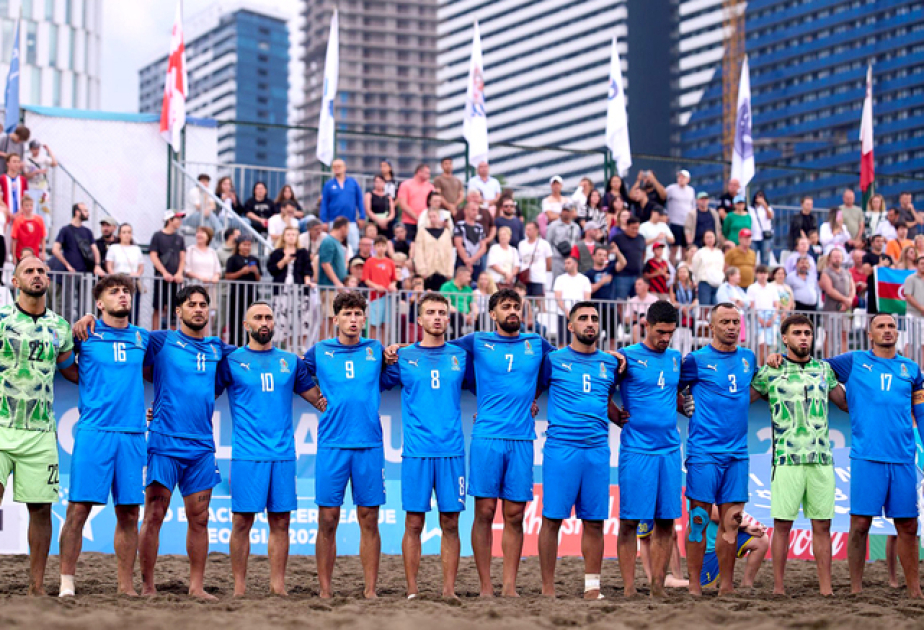 Çimərlik futbolu üzrə Azərbaycan millisi pley-off mərhələsinə vəsiqə qazanıb