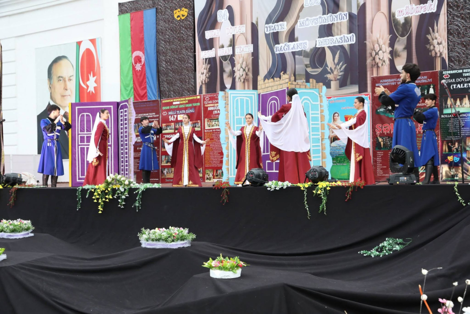 Qusar Teatrı mövsüm bağlanışını açıq səma altında qeyd edib