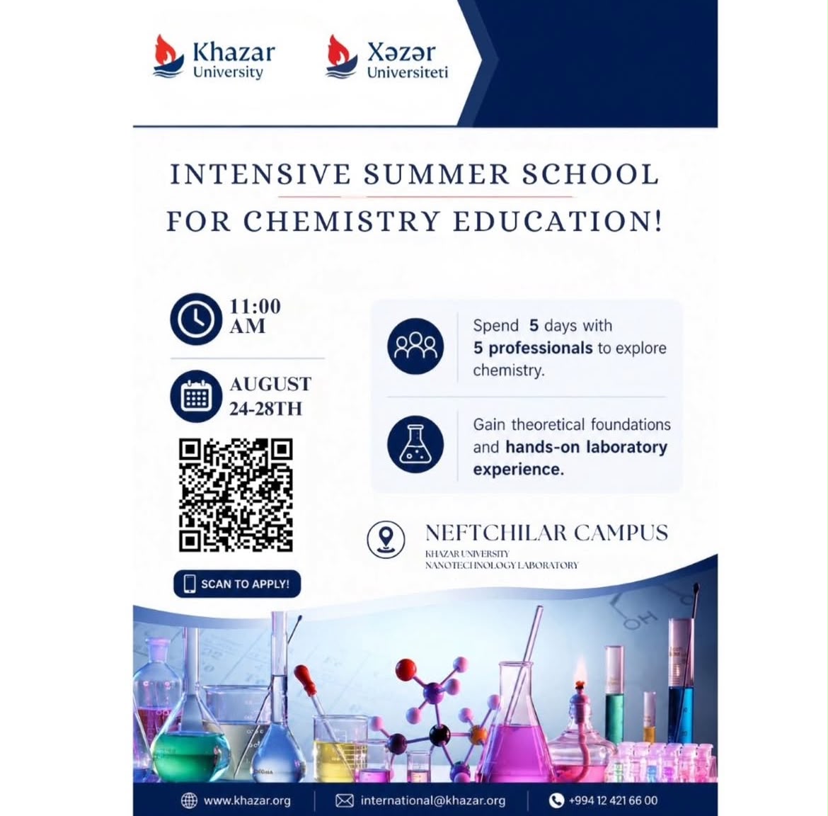 Xəzər Universitetinin KDI komandası elmi müsabiqədə uğur qazanıb