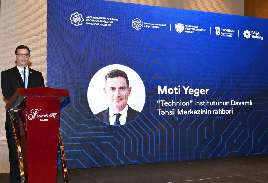 Moti Yeger: Azərbaycan Kibertəhlükəsizlik Mərkəzi beynəlxalq tərəfdaşlığın uğurlu nümunəsidir