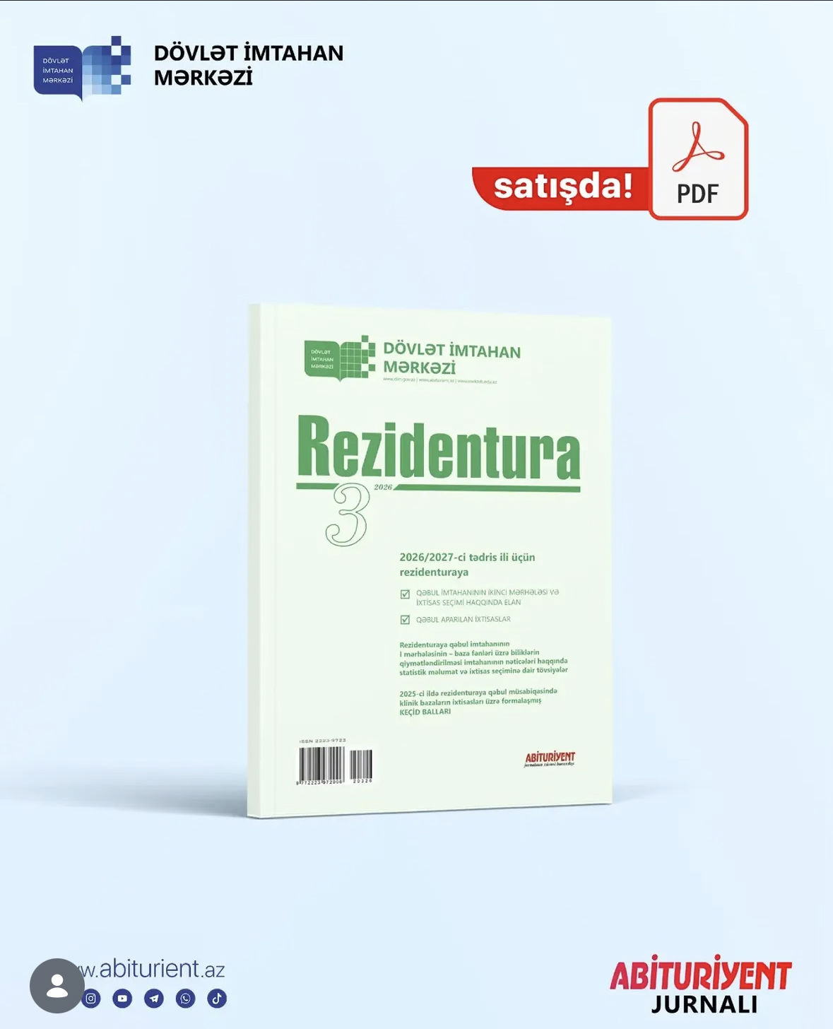 “Rezidentura” xüsusi buraxılışının III nömrəsi işıq üzü görüb