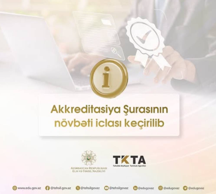 NDU yüksək nəticə ilə növbəti 5 il müddətinə institusional akkreditasiyadan keçdi