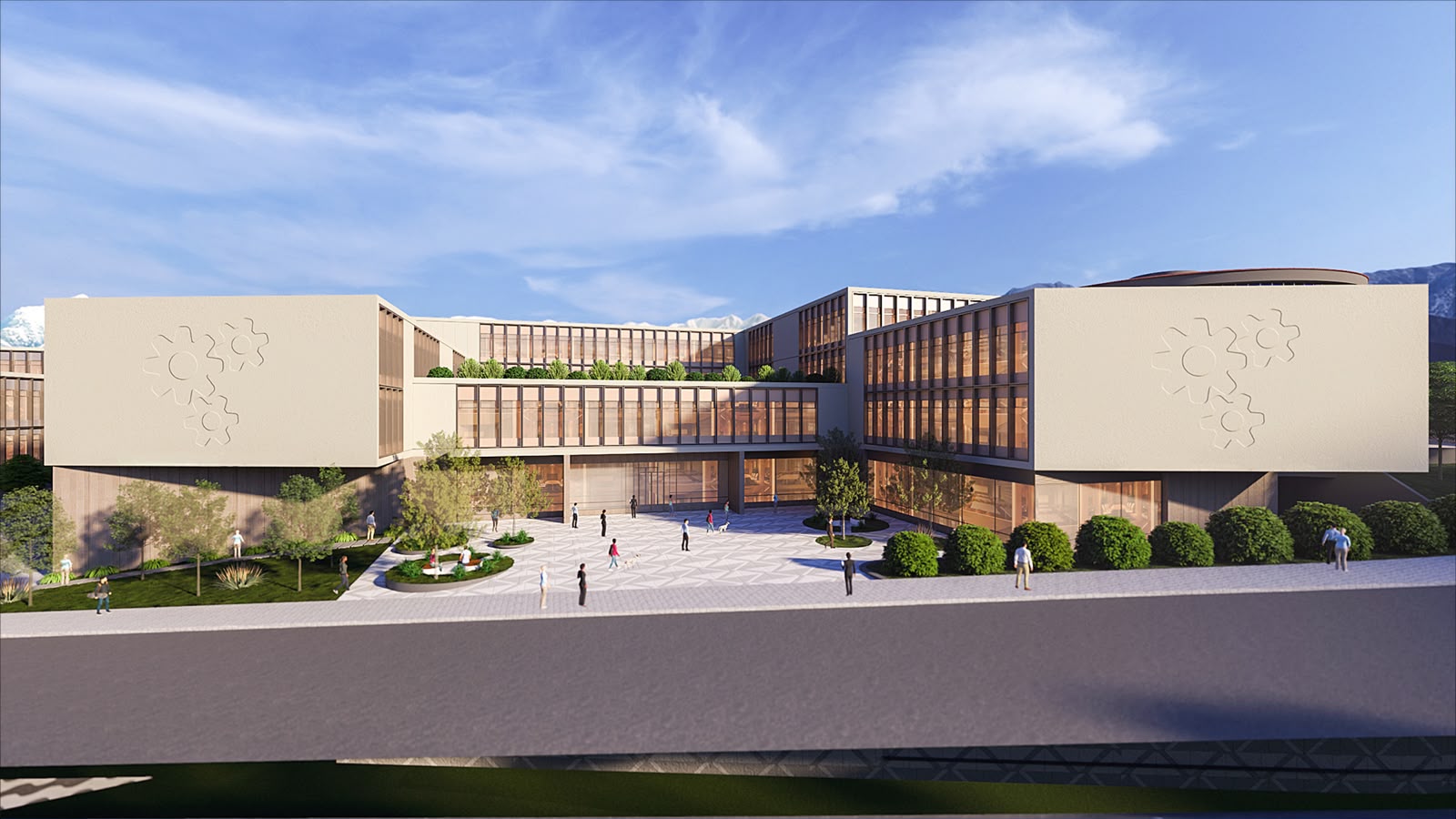 Qarabağ Universitetinin Mühəndislik fakültəsinin yeni binası belə görünəcək – FOTOLAR