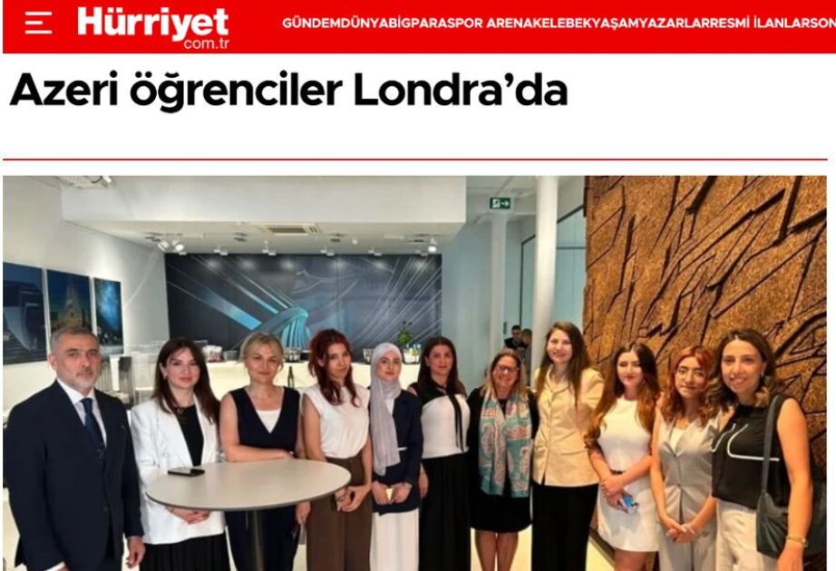 ADRA tələbələri Londonda peşəkar memarlıq proqramında iştirak ediblər
