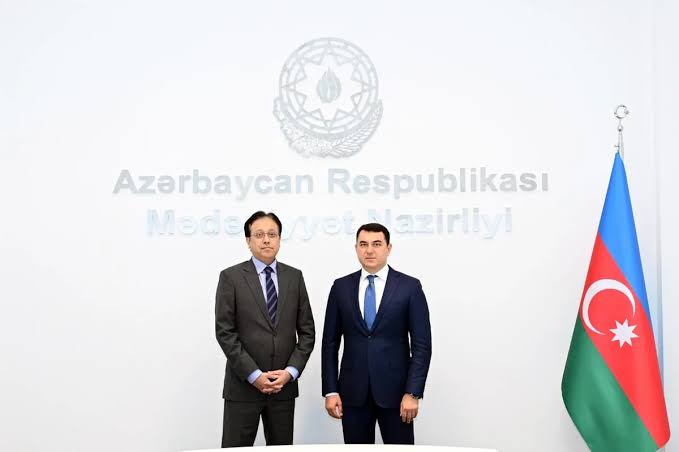 Mədəniyyət naziri Pakistan səfiri ilə görüş keçirib