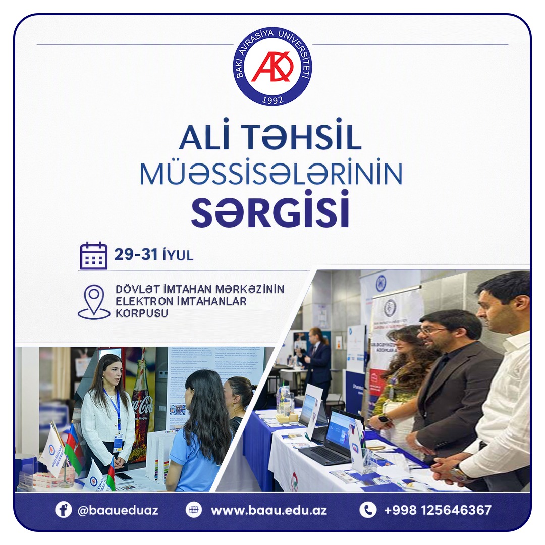 BAAU ali təhsil müəssisələrinin sərgisində iştirak edəcək