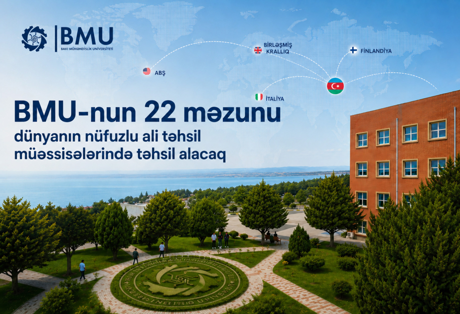 BMU-nun 22 məzunu dünyanın nüfuzlu ali təhsil müəssisələrində
