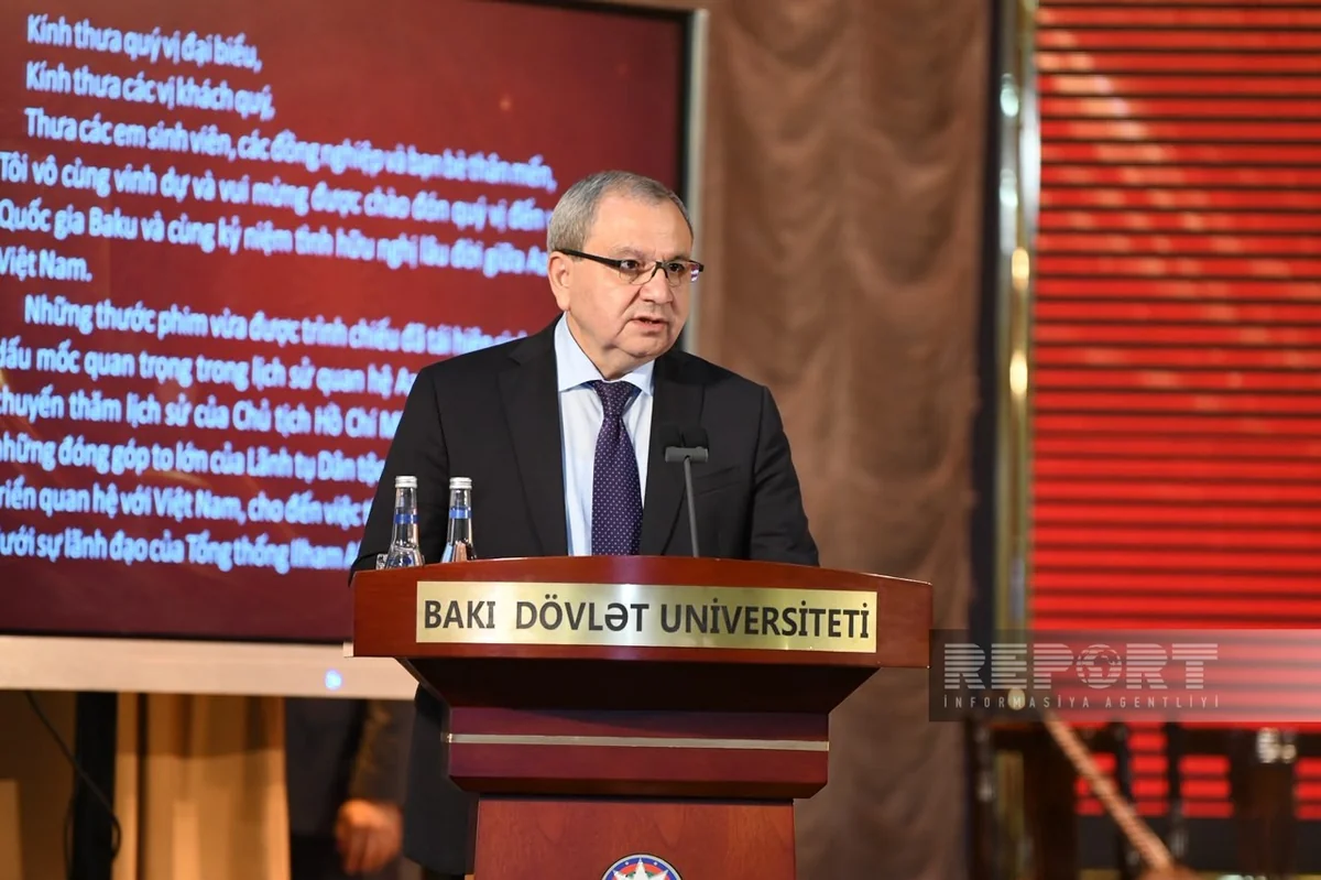 Elçin Babayev: Bu günədək 400-dən çox vyetnamlı tələbə Bakı Dövlət Universitetini bitirib