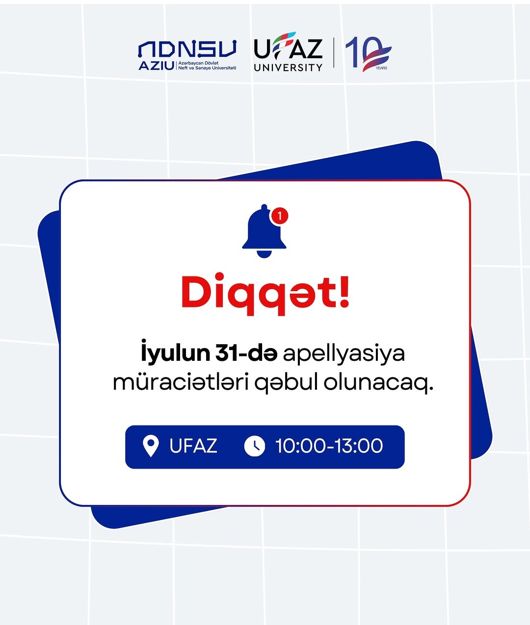 Abituriyentlərin apellyasiya müraciətlərinə baxılacaq