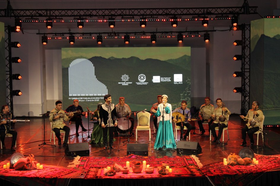 Qəbələ Beynəlxalq Musiqi Festivalında möhtəşəm muğam axşamı