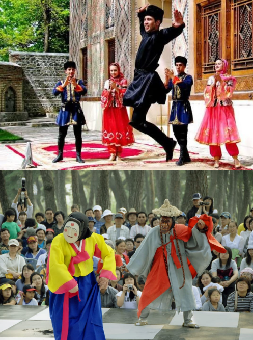 Azərbaycan və Cənubi Koreya mədəniyyətinin rəngarəngliyi 