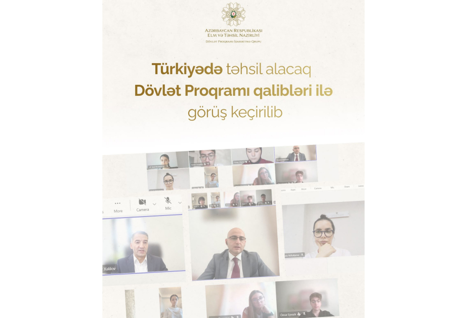 Dövlət Proqramı çərçivəsində Türkiyədə təhsil hüququ qazanan tələbələrlə görüş təşkil olunub
