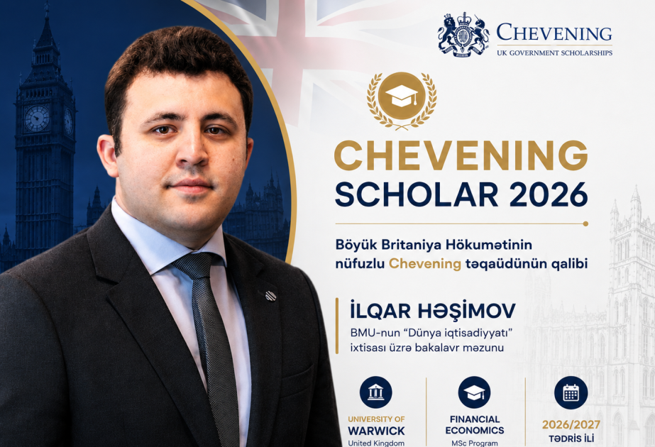 BMU məzunu “Chevening” təqaüd proqramının qalibi olub