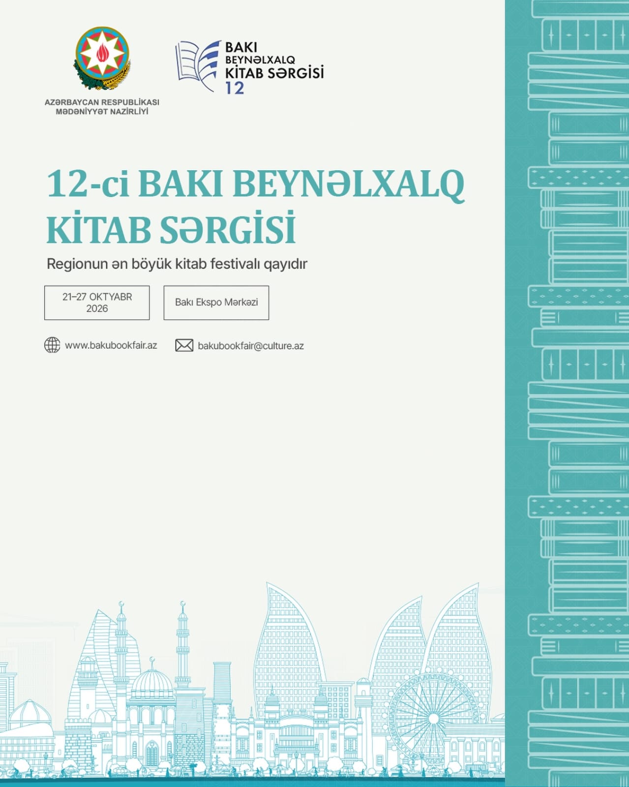 Regionun ən böyük kitab festivalı qayıdır