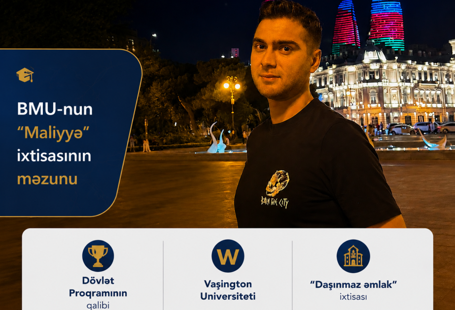 BMU məzunu Dövlət Proqramı ilə ABŞ-də magistr təhsili alacaq