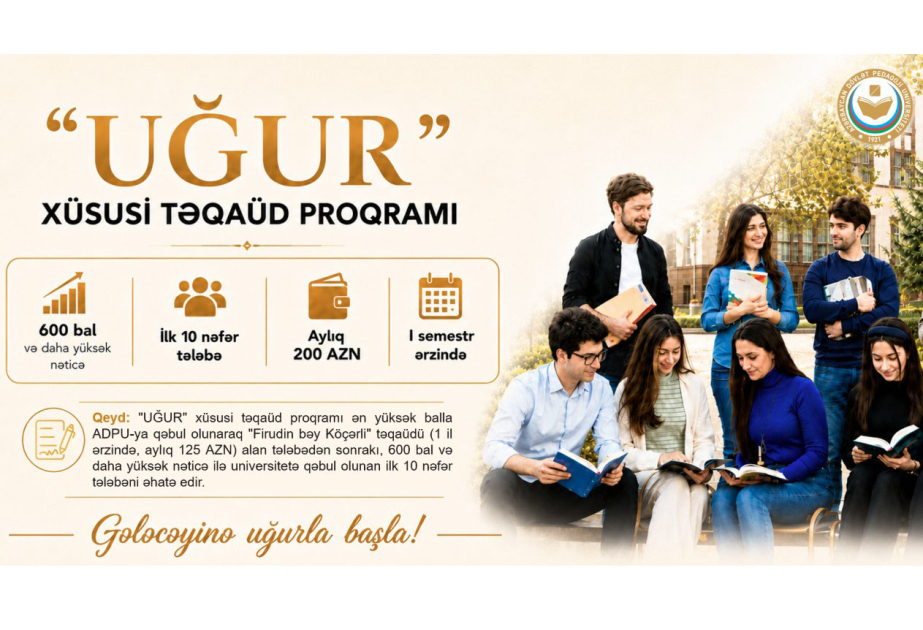 ADPU-da 600+ bal toplayan tələbələrə yeni “Uğur” təqaüdü