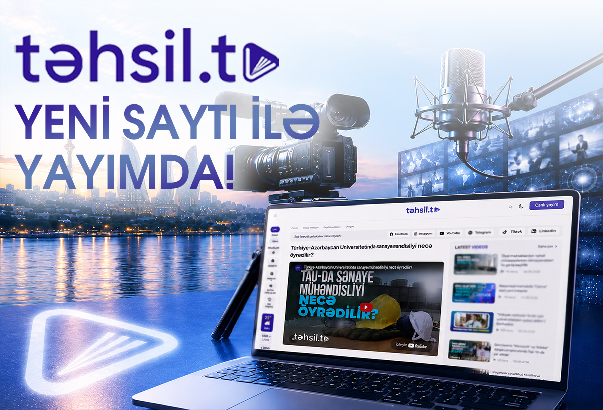 “Təhsil TV”dən yenilik: Yeni sayt istifadəyə verilib