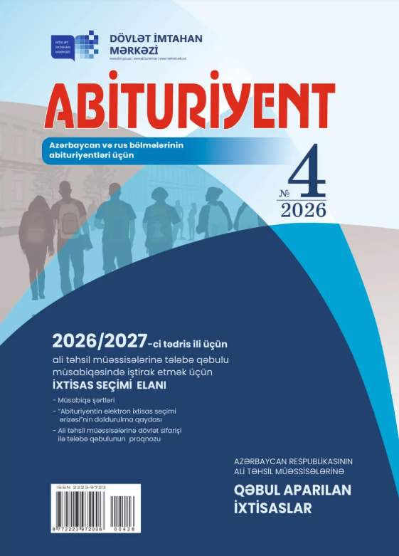 Dövlət İmtahan Mərkəzi “Abituriyent” jurnalının 4-cü nömrəsini nəşr edib