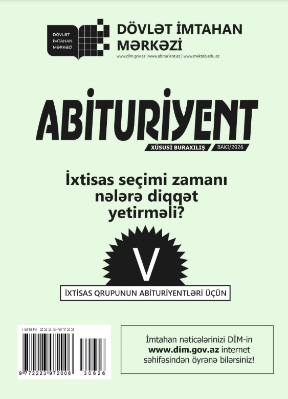 “İxtisas seçimi zamanı nələrə diqqət yetirməli?” kitabçası təqdim edilib