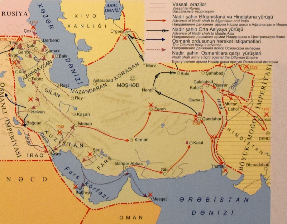 Azərbaycan tarixinin ən böyük imperiyasının xəritəsi