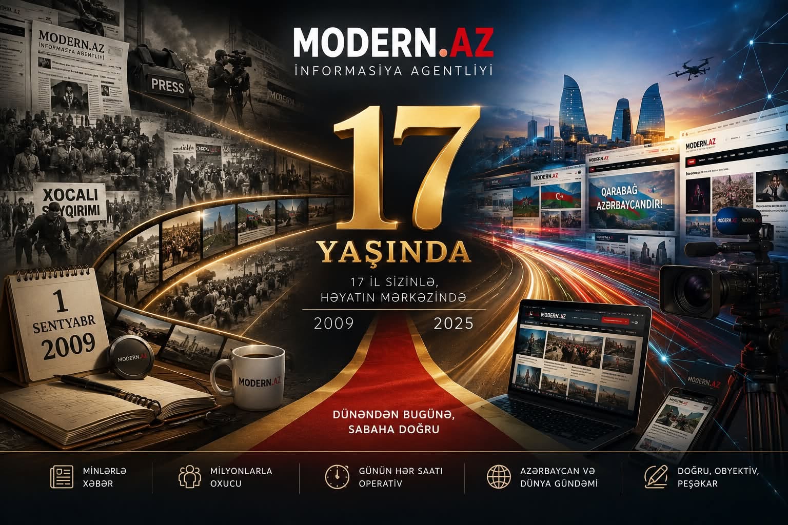 Modern.az 17 yaşında!