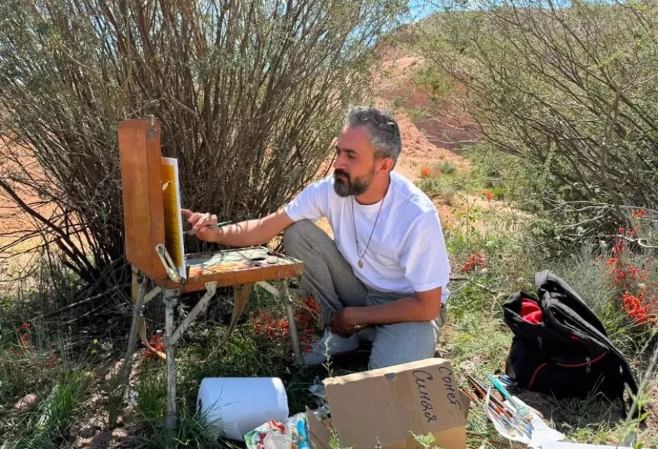 Rəssamlıq Akademiyasının müəllim və tələbələri Qırğızıstanın milli-mədəni irsinə dair əsərlər yaradıblar
