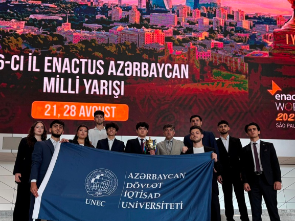 UNEC komandası “Enactus Azerbaijan 2026” milli yarışmasında II yeri qazanıb