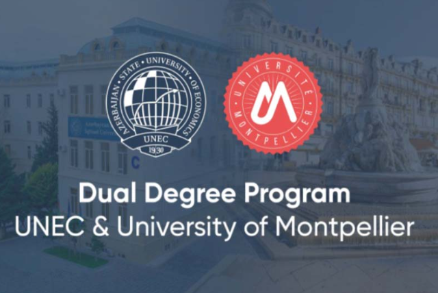 UNEC tələbələri üçün Montpellier Universitetində İkili Diplom Proqramına qəbul başlayır