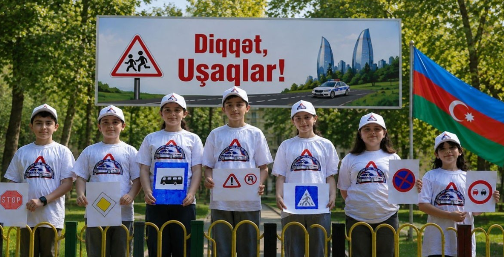 Məktəblilər üçün yollarda təhlükəsizlik aylığı...