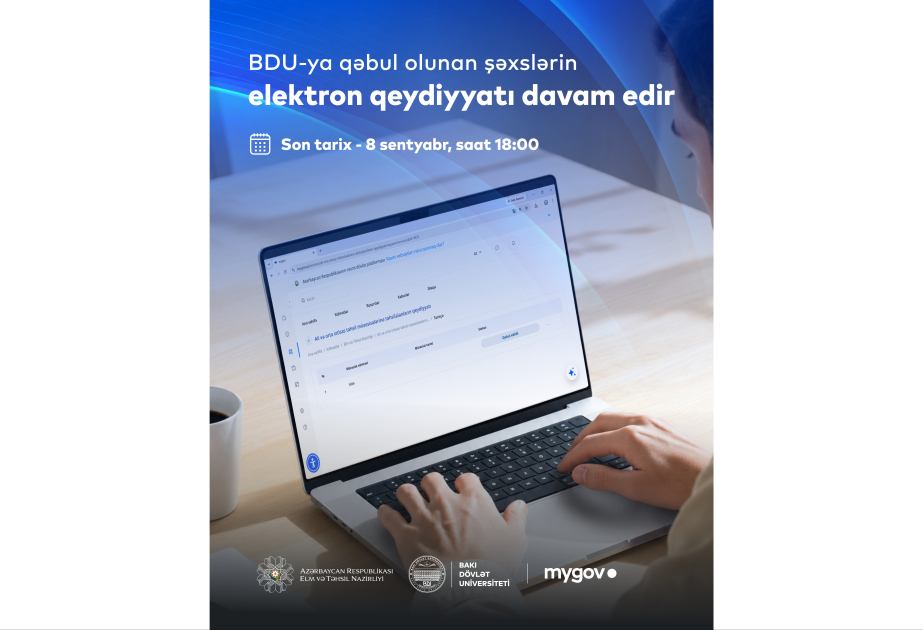 BDU-ya qəbul olunanların qeydiyyat prosesi davam edir