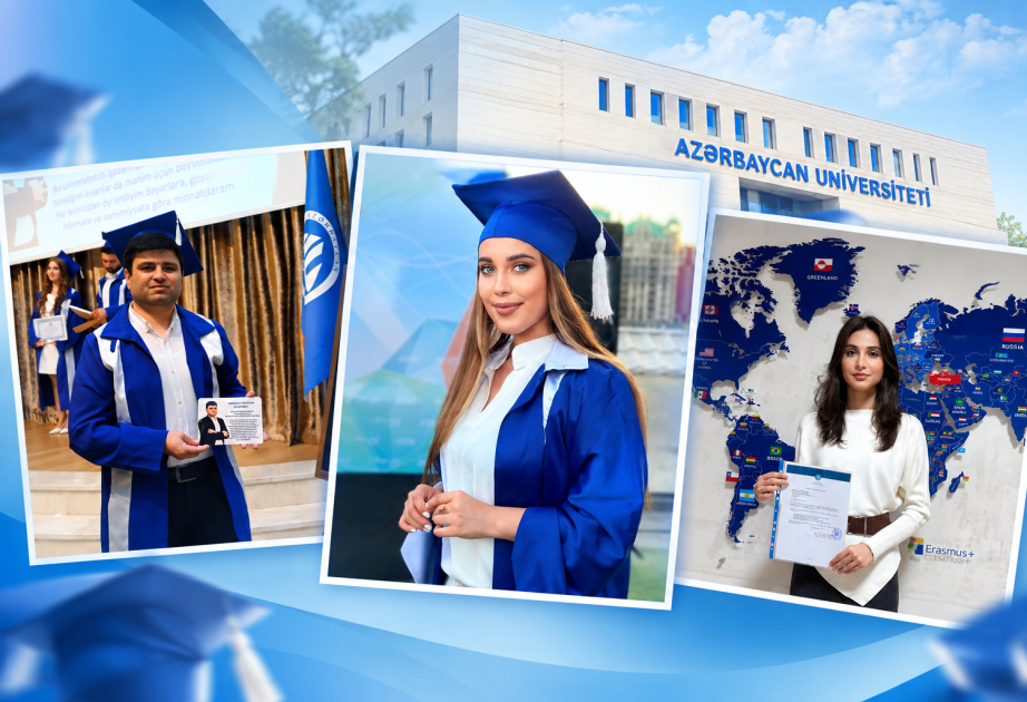 Azərbaycan Universitetini fərqlənmə diplomu ilə bitirən 22 tələbə