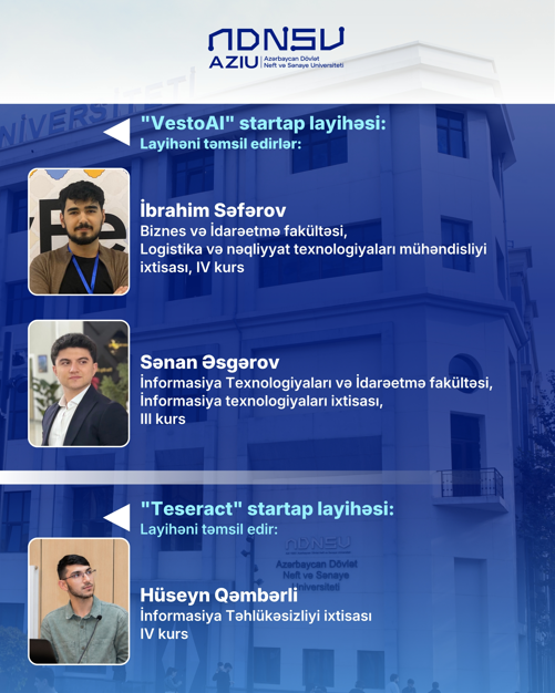ADNSU tələbələri ölkənin ən böyük innovasiya festivalı olan "Baku ID"də iştirak edəcəklər